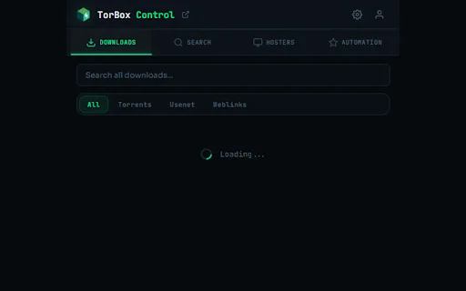 TorBox Control: Gestiona tus descargas de forma rápida y segura - Screenshot 1