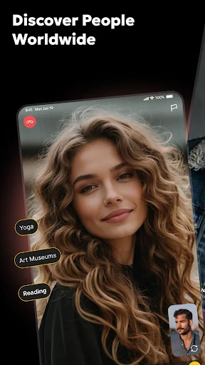 Descargar Lola: Video Chat en Vivo 1v1 – Conoce Gente Real Ahora - Screenshot 9