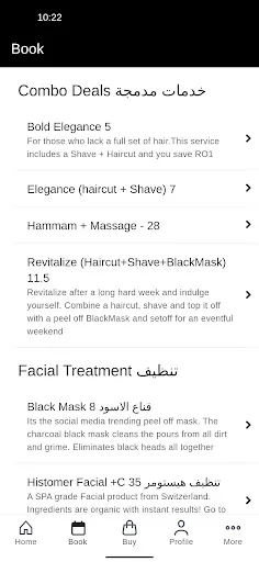 Reserva tu cita en BLADE Oman – La mejor barbería en tu móvil - Screenshot 2