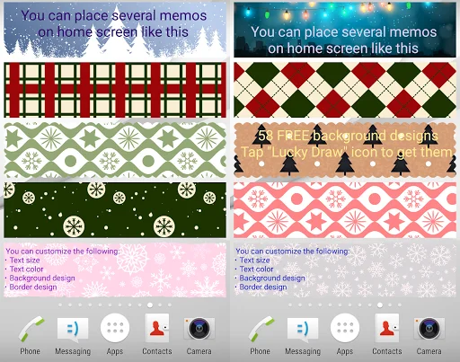 Sticky Memo Notepad Christmas: Notas Adhesivas Navideñas - Screenshot 11