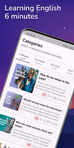 Descarga Learning English – 6 minutos: Mejora tu Inglés con IA - Screenshot 11