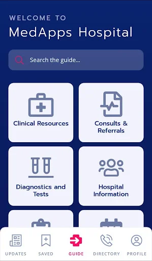 Descargar Med App – Tu Manual Hospitalario Moderno Gratis - Screenshot 1