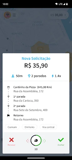 Descarga Lá Vem Entregas – App Segura para Motociclistas - Screenshot 3