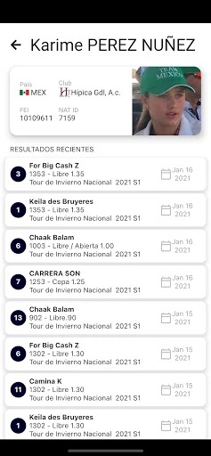 Equestrian Digital: Resultados y Listas de Salto en Vivo - Screenshot 6