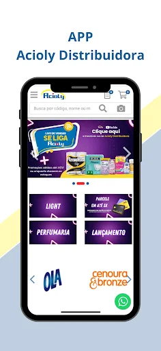 Descargar Acioly Distribuidora – Tu App de Compras al Mejor Precio - Screenshot 1