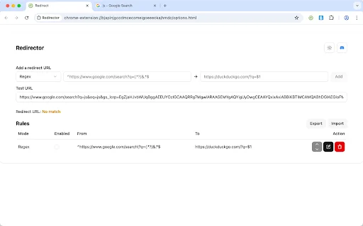 Redirector: Automatiza tus redirecciones de URL de forma sencilla - Screenshot 1