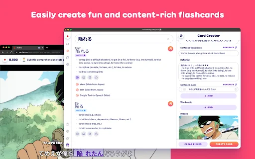 Migaku: Aprende idiomas con Netflix y YouTube | Descarga Gratis - Screenshot 3