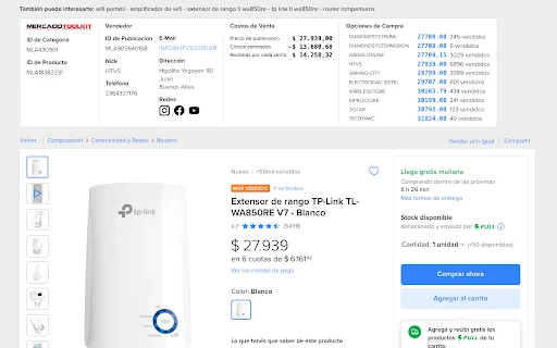 MercadoToolkit: Herramientas IA para Vendedores de MercadoLibre - Screenshot 4