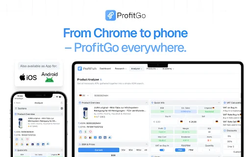 ProfitGo: Optimiza tu Arbitraje en Amazon y Aumenta Ventas - Screenshot 5