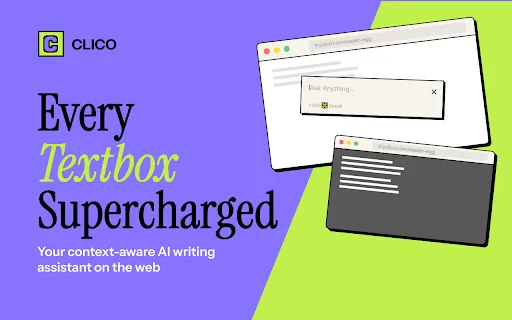 Clico: Integra ChatGPT y Claude en cualquier sitio web – Gratis - Screenshot 1