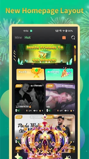 Descargar Sola Live APK: Chat, Juegos y Amigos Globales - Screenshot 1