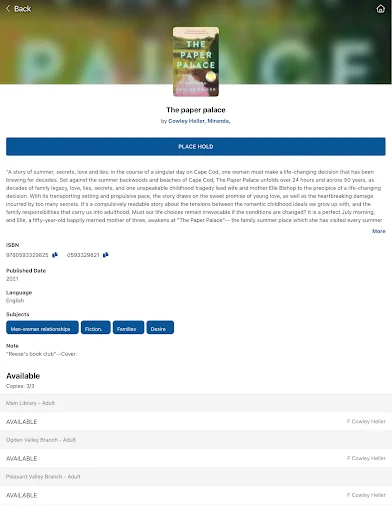Descarga Weber County Library APK: Acceso rápido y gratuito - Screenshot 13