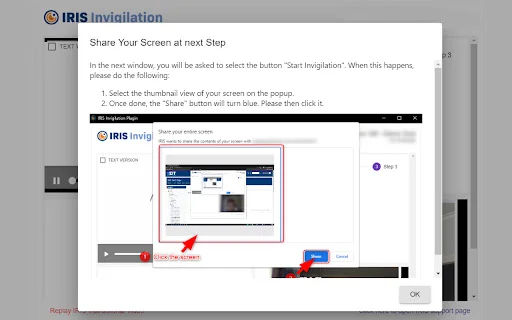 IRIS Invigilation: Asegura la integridad de tus exámenes online - Screenshot 1