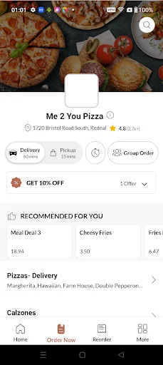 Descarga Me 2 You Pizza: Pide comida rápida y fácil – App - Screenshot 2