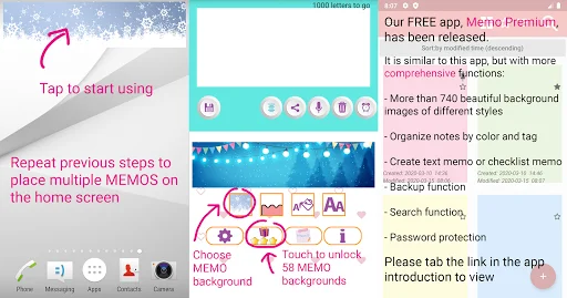 Sticky Memo Notepad Christmas: Notas Adhesivas Navideñas - Screenshot 16