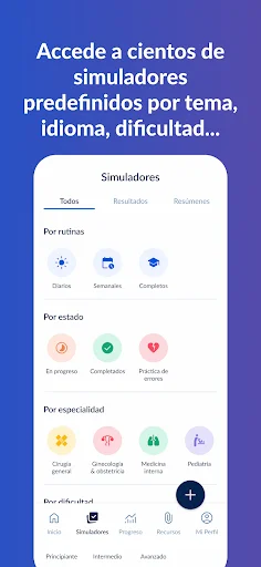 Descarga Gliamediq: Simulador ENARM – Estudia y Especialízate - Screenshot 4