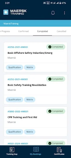 Descargar Maersk Training TMS – Gestiona tu Formación en Línea - Screenshot 5