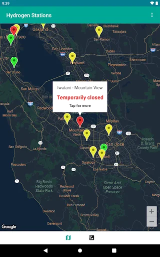 Hydrogen Stations USA: Localizador de Hidrógeno para tu Vehículo - Screenshot 14