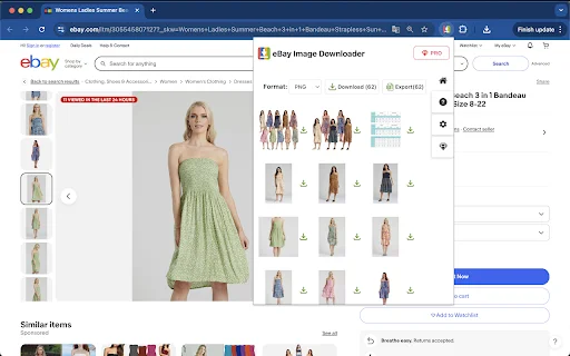 eBay Image Downloader: Descarga Imágenes y Videos en Bulk - Screenshot 2