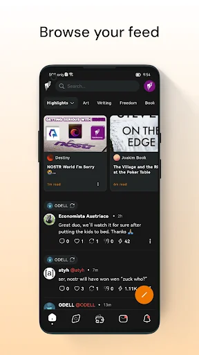 Descarga YakiHonne APK: Cliente Social y Pagos Nostr y Bitcoin - Screenshot 1