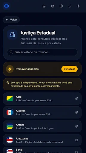 Descargar ProcessoBR: Guía de Procesos – Accesos Directos Gratis - Screenshot 7