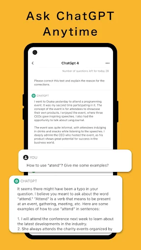 LangJournal: Aprende Idiomas con IA – Corrección en Tiempo Real - Screenshot 4